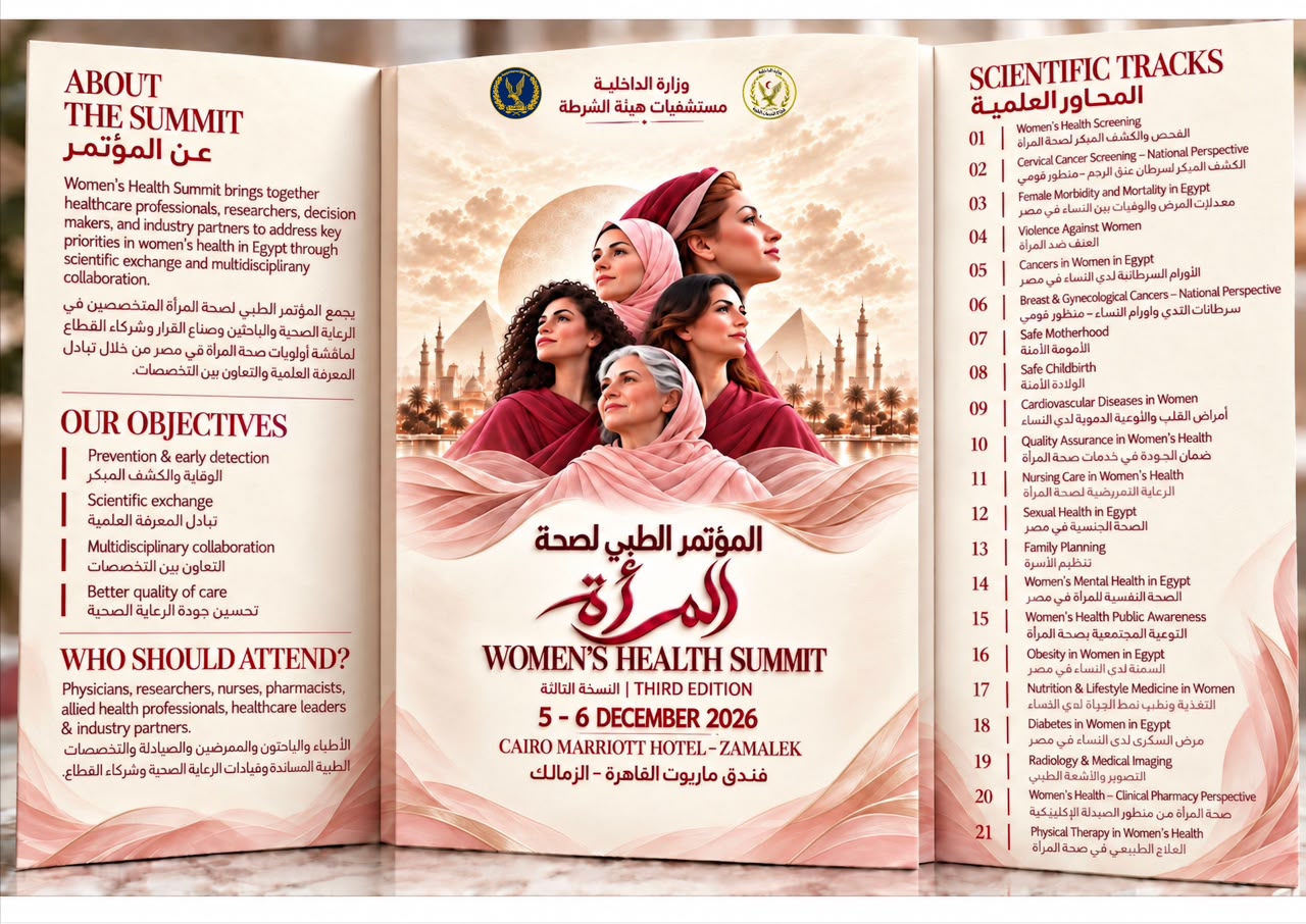 Women's Health Summit brochure featuring summit information, objectives, and scientific tracks